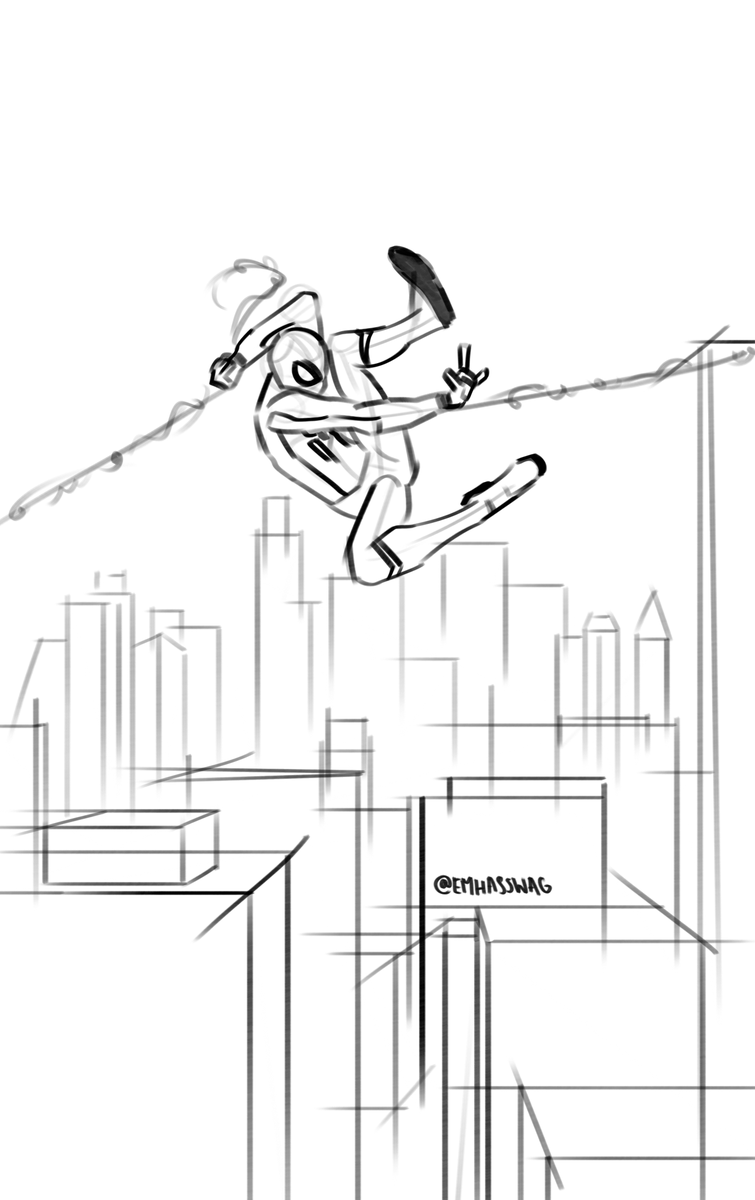 emhasswag_'s tweet photo. some spiderman drawings ill probs never finish #spiderinnit #tommyinnitfanart https://t.co/QDBdcW88GI