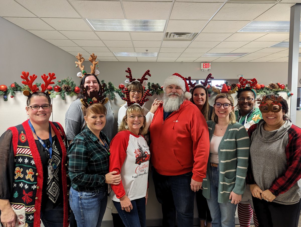 Santa and his reindeer visited our facility in Bridgeport, MI.