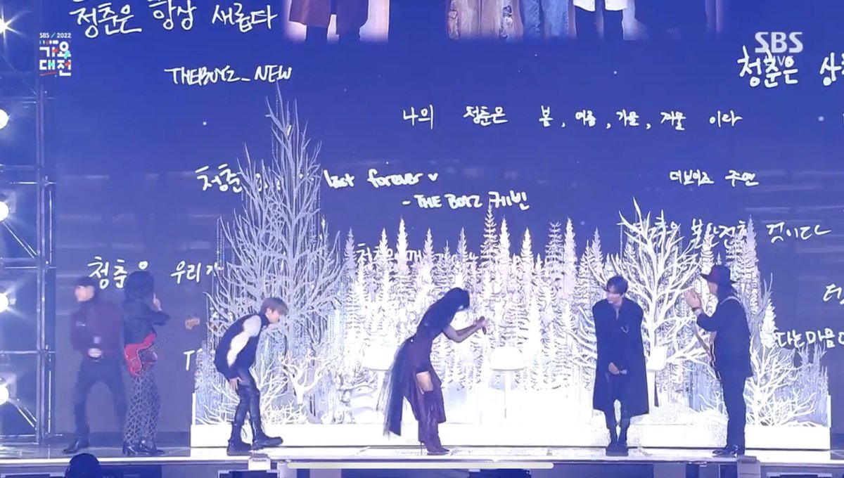 sunwoo: youth is imperfect 
q: youth leaves scars
new: youth is always new
hyunjae: youth is.. an uphill road
juyeon: my youth is spring, summer, autumn, and winter
kevin: youth doesn’t last forever 
younghoon: youth doesn’t wait

<a href="/WE_THE_BOYZ/">THE BOYZ (더보이즈)</a>