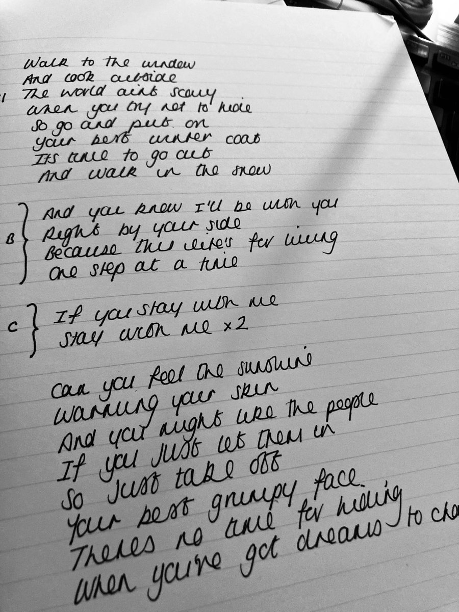 A productive morning that.

Two new songs written, “Stay with Me” and “If you know, you know.”

Definitely need to get some stuff down and start playing live again next year, 

Merry Xmas everyone. 🎄

#newmusic #MerryChristmas2022 #MONK