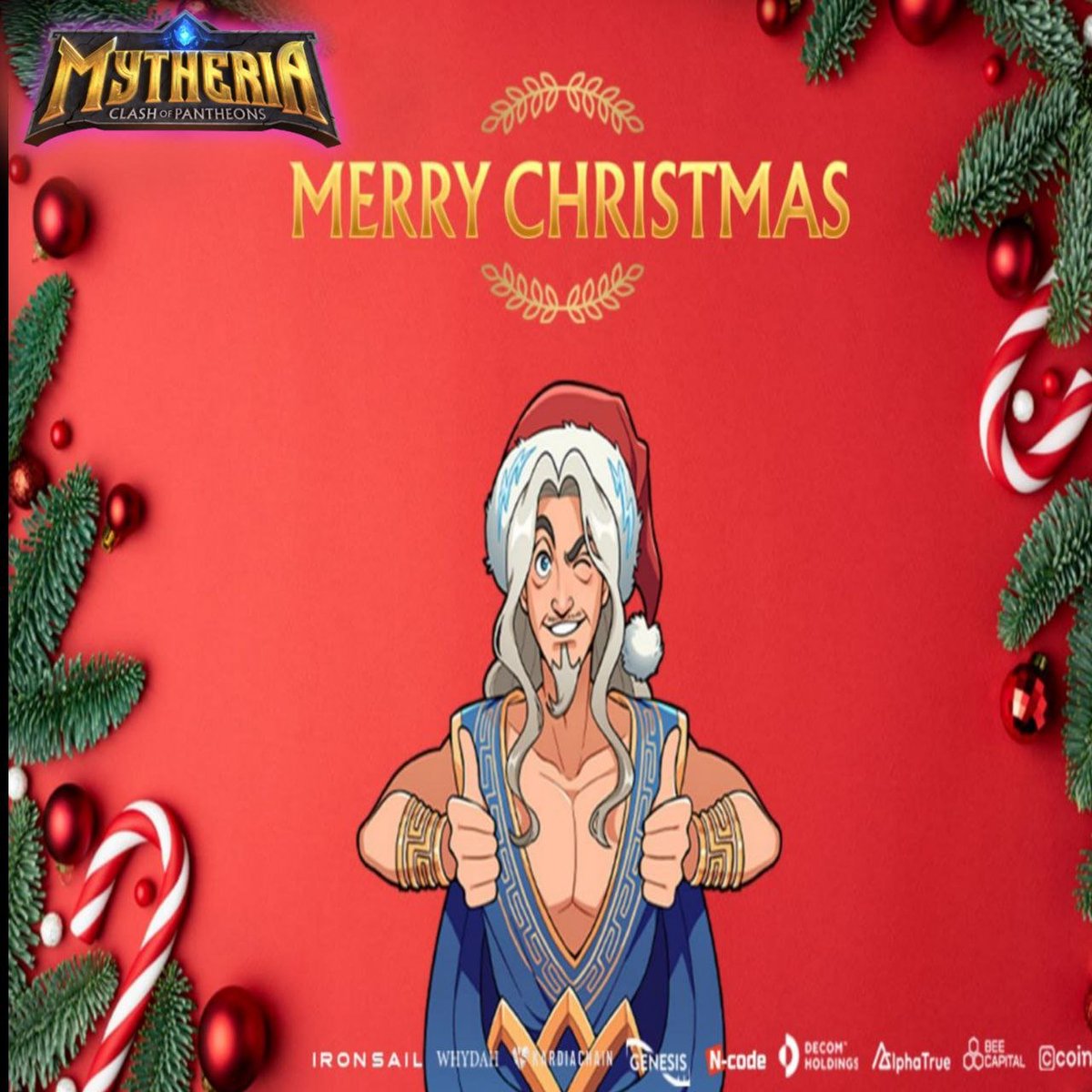 Wishing you All #DemiGods a Merry Christmas and more Fruitful Years to Come..! ❄️☃️⛄️

✨ Greetings From #Mytheria Team ✨

<a href="/Mytheria_MYRA/">Mytheria: Clash of Pantheons</a> 
<a href="/SiopaooPH/">CryptoPreneur.Sui 🇵🇭</a> 
<a href="/BNBCHAIN/">BNB Chain | BNB Hack Dec 5-6 🇦🇪</a> 

#MytheriaPH #MerryChristmas #TradingCardGame #NFT 

<a href="/everyone/">Everyone</a>