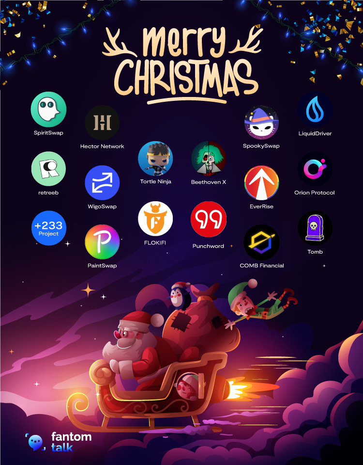 0xSonictalk's tweet photo. MERRY X-MAS FANTOM FAMILY 

Happy holidays, hope the #Fantom family have a happy, cozy holiday! 💙🎄

On the occasion of #Christmas, @FantomTalk would like to send you 3 small gifts for the luckiest person to comment on this post. 🎄
$FTM #Fantom @AndreCronjeTech 
👇🏼 Read below https://t.co/SR4XtdnNsq
