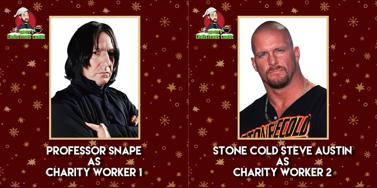 In case you missed their cameos. The charity workers were played by these two legends, innit. pod.fo/e/15848a #achristmascarol #parody #comedy #podcast #britpodscene #Christmas #stonecold #snape #thatsthebottomline #Always @Pcast_ol #podnation #PodernFamily #podcasthq