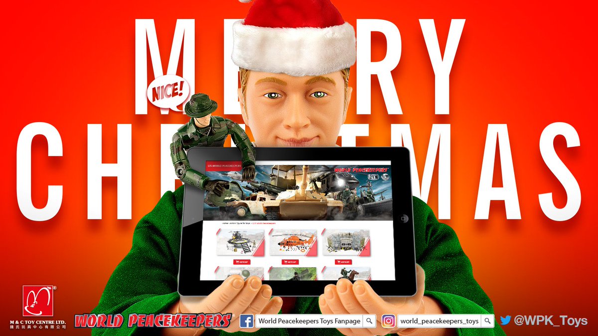 WPK_Toys's tweet photo. Merry Christmas to all World Peacekeepers fans!! #mctoy #worldpeacekeeper #actionfigure #oneeighteen #actionfigures #toysphotographic https://t.co/RefuwtMikb