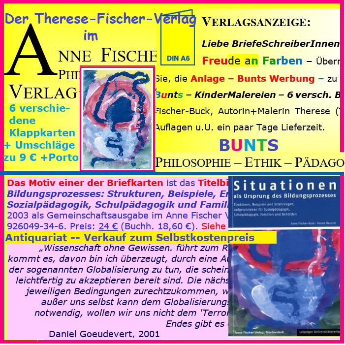 fischernorders2's tweet photo. Zur Erinnerung an #AnneFischerBuck
"#Situation-en als Ursprung des #Bildung-sprozesses" #fachbuch📘 #kinder-#malerei #briefe-#karten 🎨 #sozialpädagogik #pädagogik #schule #fachschule #fachhochschule #sozialarbeit & ...
1/2
https://t.co/7voUNRZjaU https://t.co/91LFlnevMq
