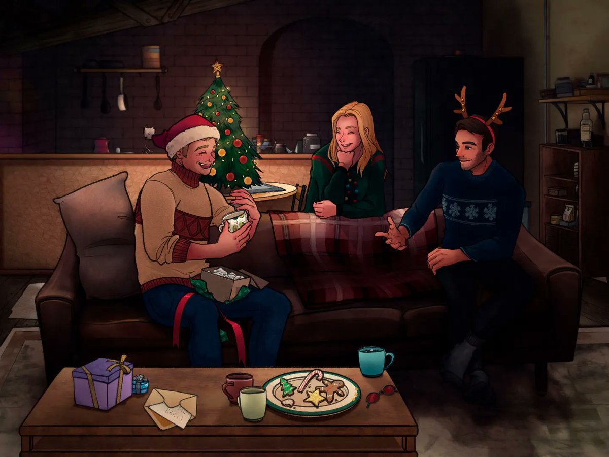 'They said it had avocados on it...'

Shopping for presents, I found a cool avocado mug in early december - I had to draw fanart. 😂 Happy holidays! ✨️ 

#daredevil #mattmurdock #foggynelson #karenpage #charliecox #eldenhenson #deborahannwohl #happyholidays  #fanart #digitalart