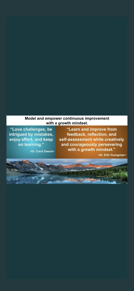 “Learn and improve from feedback, reflection, and self-assessment as you creatively and courageously persevere with a #GrowthMindset.” 

“Love challenges, be intrigued by mistakes, enjoy effort, and keep on learning.”

#TheMagicOfGrowthMindset #EdChat #EdTech #WritingCommunity