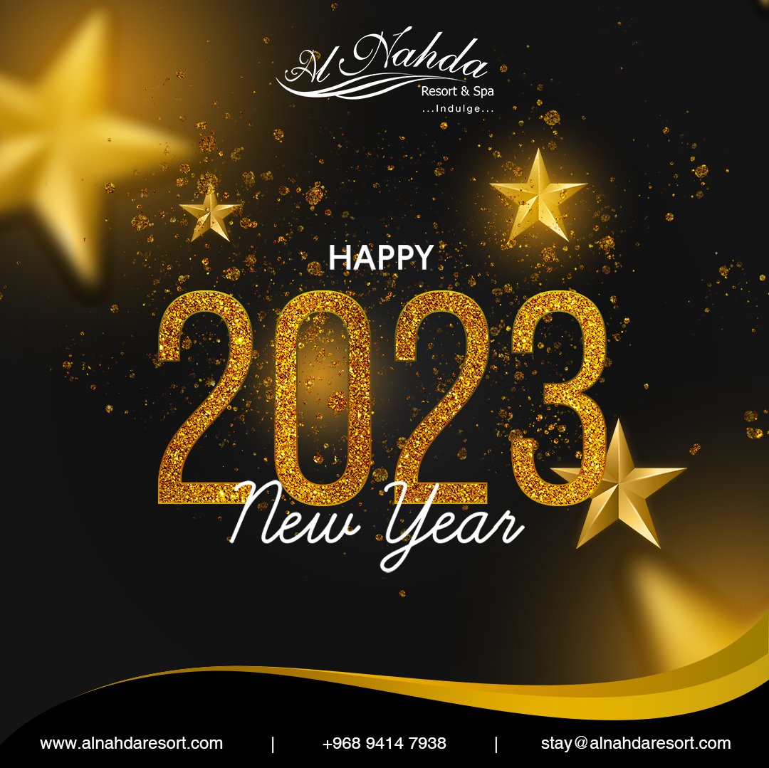 Al Nahda Resort and Spa wishes you and your family a very Happy New Year. 

#AlNahdaResort #HappyNewYear #NewYear #NewYearCelebration #happynewyear2023 #goodbye2022 #Oman