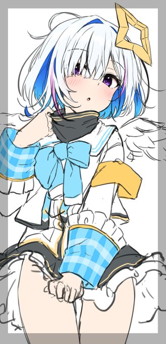 めっちゃ修正したかなたそイラストの下書きです 