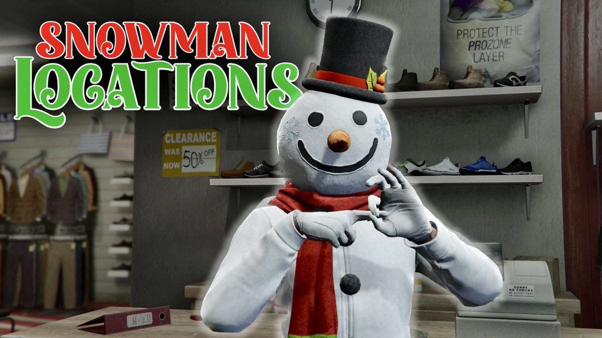PurpleHazeGamer's tweet photo. New video out. 
All 25 snowmen locations 
https://t.co/A9iaGr6xZ5 https://t.co/0XlJwQY7y8