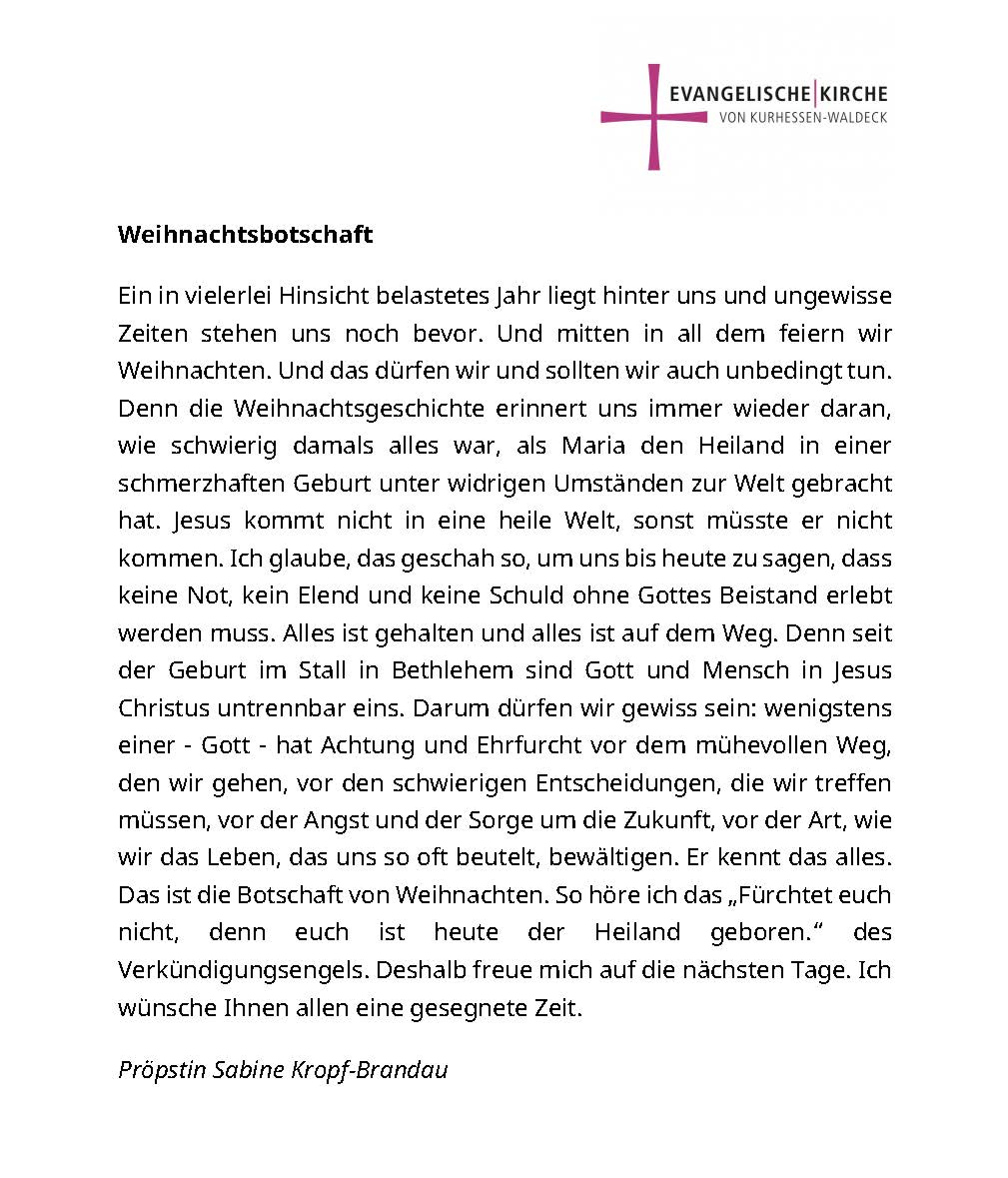 dieproepstin's tweet photo. Meine diesjährige #Weihnachtsbotschaft. Ich wünsche euch und Ihnen ein gesegnetes #Weihnachtsfest! https://t.co/815UkrINFz