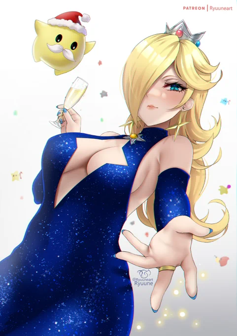 Rosalina (and I) wish you a Merry Christmas and Happy Holidays #Nintendo 
