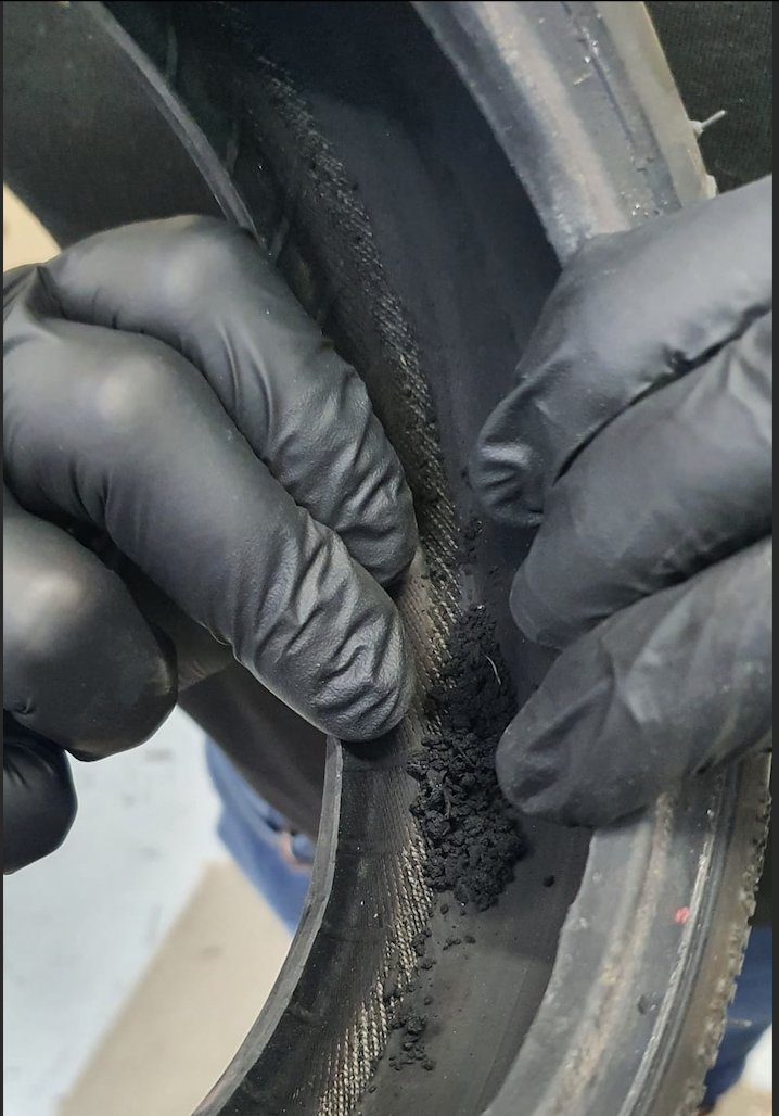 Wanna know what happens if you ride on flat tyre?
The side wall wiring pops out! So the tyre needs to be changed as well, not just the inner tube.
Check the side of the tyre for PSI usually 45 - 50 PSI, or a little more for heavier riders.
Need help? Drop us a DM or pop in to PET