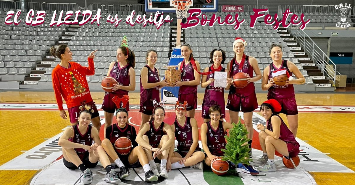 flleidafemeni's tweet photo. 🎄BONES FESTES🎄
Des del CB LLEIDA us volem desitjar unes Bones Festes! https://t.co/6p05bRbIIG