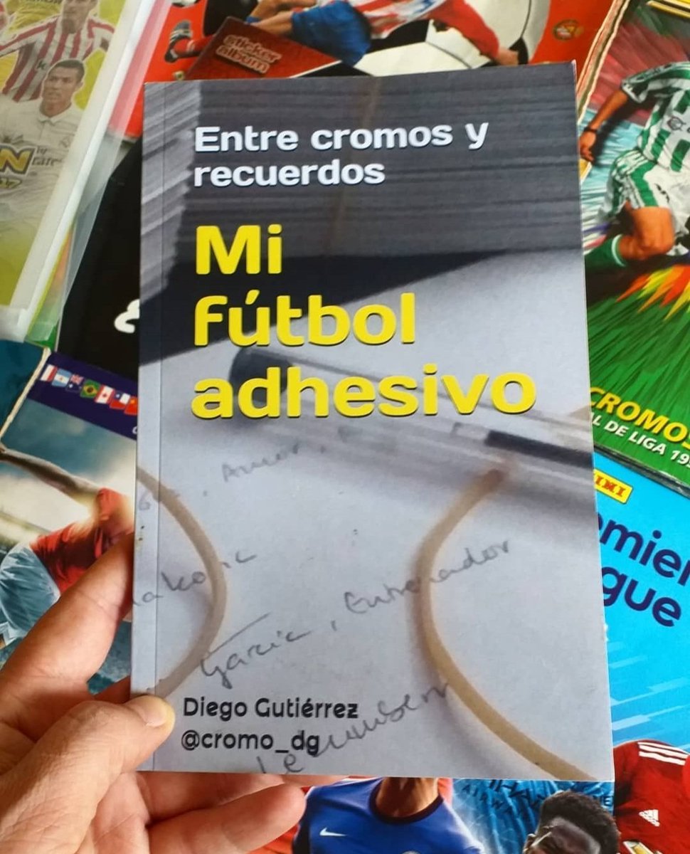 CromoDg's tweet photo. ⚠️ SORTEO. Libro "Mi fútbol adhesivo: Entre cromos y recuerdos" escrito por un servidor.

Solo tenéis que hacer RT de esta publicación. La fecha límite es hasta las 23:59 del 1 de enero. El día 2 de enero se anunciará el ganador!

#sorteo #LibrosRecomendados https://t.co/wJQcLCw98K