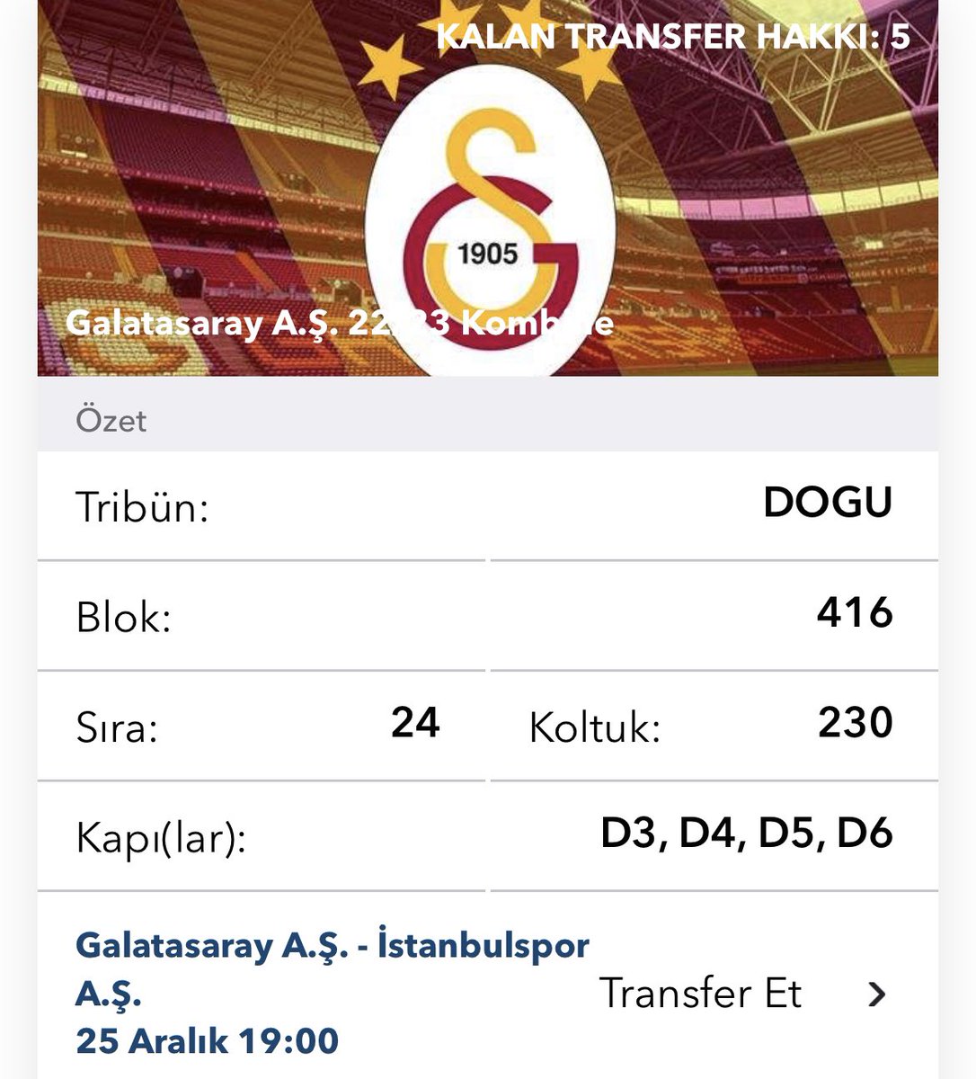 Sahanın tam ortası  #Galatasaraybilet