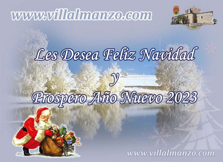 <a href="/Villalmanzo/">VILLALMANZO</a> Les desea Feliz Navidad y Próspero Año Nuevos 2023