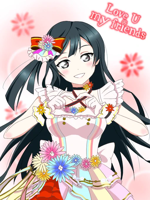 Love U my friends!!     YUKI SETSUNA#lovelive #虹ヶ咲#優木せつ菜 