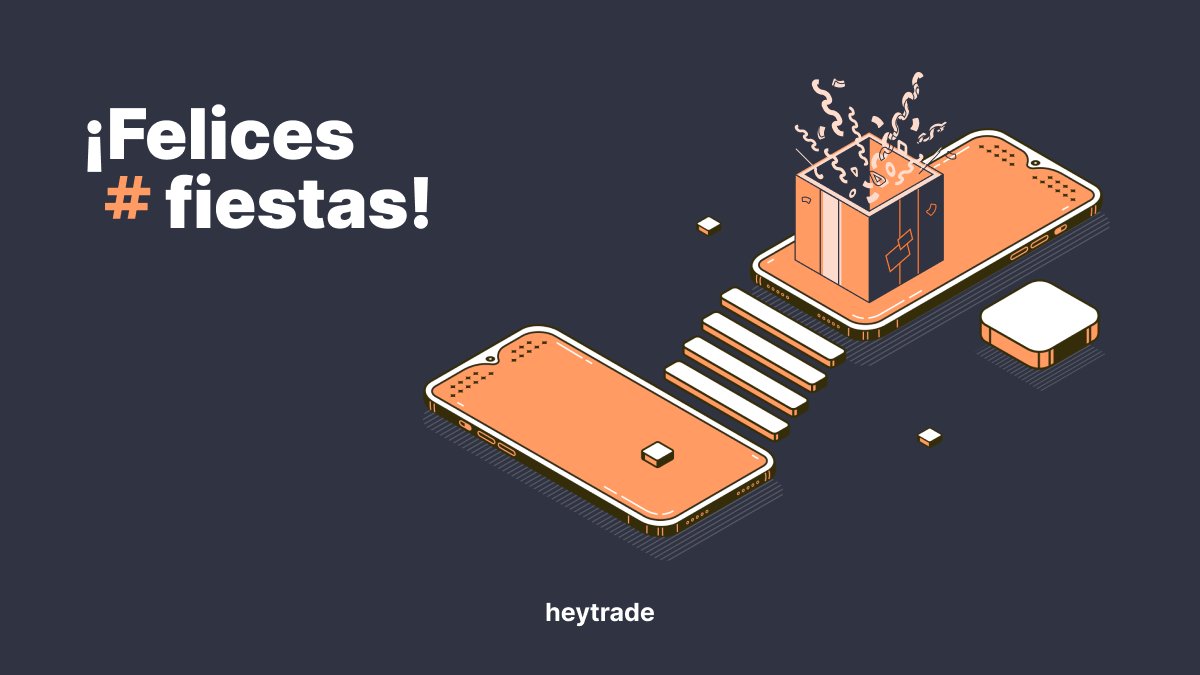joinheytrade's tweet photo. ¡Felices fiestas! 🎁
Si #invertir está entre tus propósitos para el año nuevo, queremos ponértelo fácil: poder hacerlo de forma accesible, simple y transparente desde la app o web de #HeyTrade.
A por el 2023 🚀
#joinheytrade #heytradeapp #fintech #inversion #trading https://t.co/cw6tcc32Fz