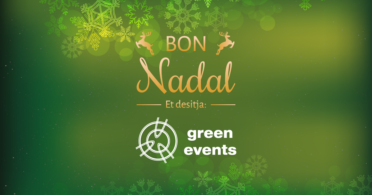 Tot l'equip de Greenevents vol desitjar-los un bon Nadal i un feliç any nou!

#Nadal #TeamBuilding #RSE #RSC #ODS #AnyNou #Desembre