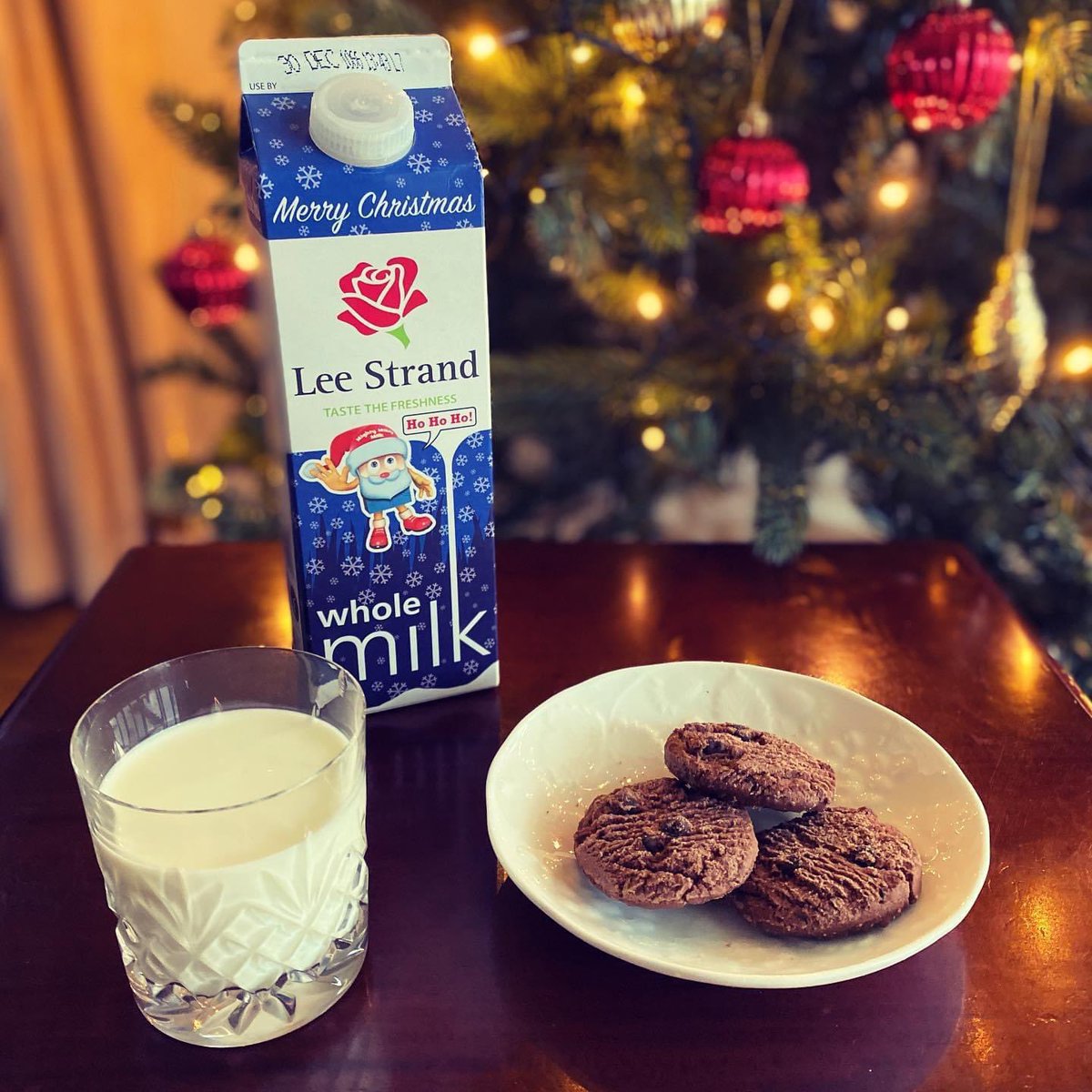 Happy Christmas Eve everyone! Don’t forget to leave out Milk &amp; Cookies for Santa🎅🎄 🥛 🍪