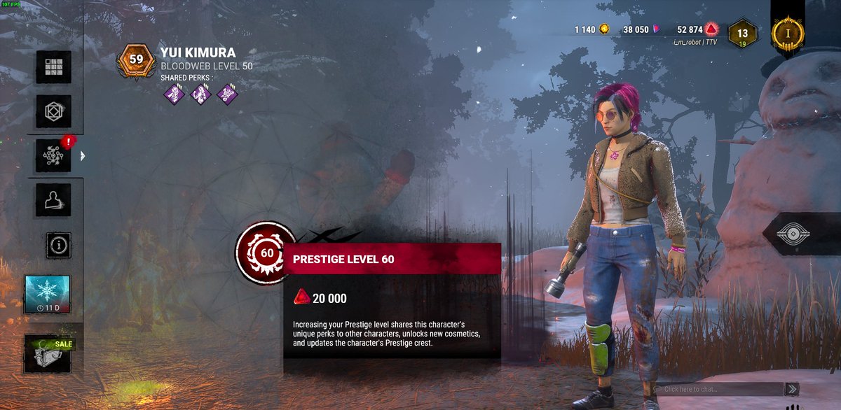i_m_robotX's tweet photo. 60% there! #dbd #deadbydaylight #yuimain https://t.co/Al72JVJwtj