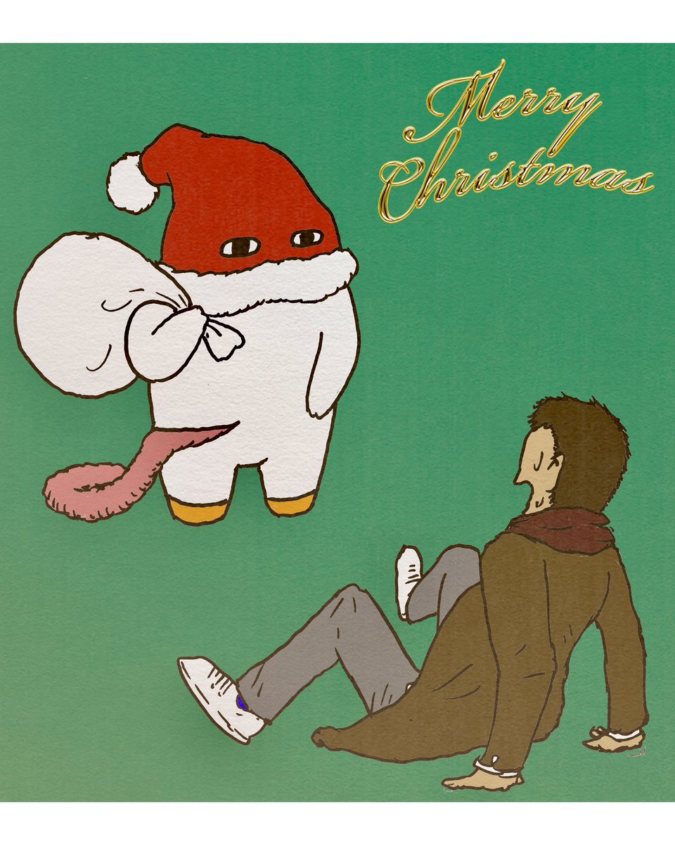TakahashiHyouri's tweet photo. メリークリスマス！🎄
#小腸はみ出し夫 https://t.co/xtQdwQCj8X