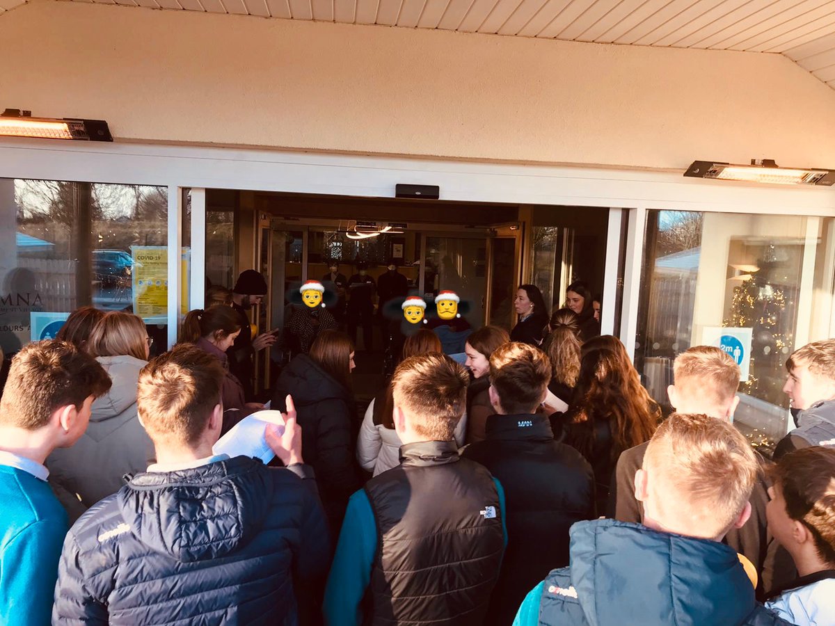 Portumna Community School (@portumnacommsch) on Twitter photo Our brilliant <a href="/portumnacommsch/">Portumna Community School</a> TY students presented handmade Christmas cards and care packs to the residents of Portumna RV 👏A few festive tunes were also enjoyed🎄🎅🏻🎶🎤Huge thanks to teachers Ms Byrne & Ms Aldous for helping students create handmade cards. <a href="/PortumnaRV/">Portumna Retirement</a> @PdstTY Our brilliant <a href="/portumnacommsch/">Portumna Community School</a> TY students presented handmade Christmas cards and care packs to the residents of Portumna RV 👏A few festive tunes were also enjoyed🎄🎅🏻🎶🎤Huge thanks to teachers Ms Byrne & Ms Aldous for helping students create handmade cards. <a href="/PortumnaRV/">Portumna Retirement</a> @PdstTY