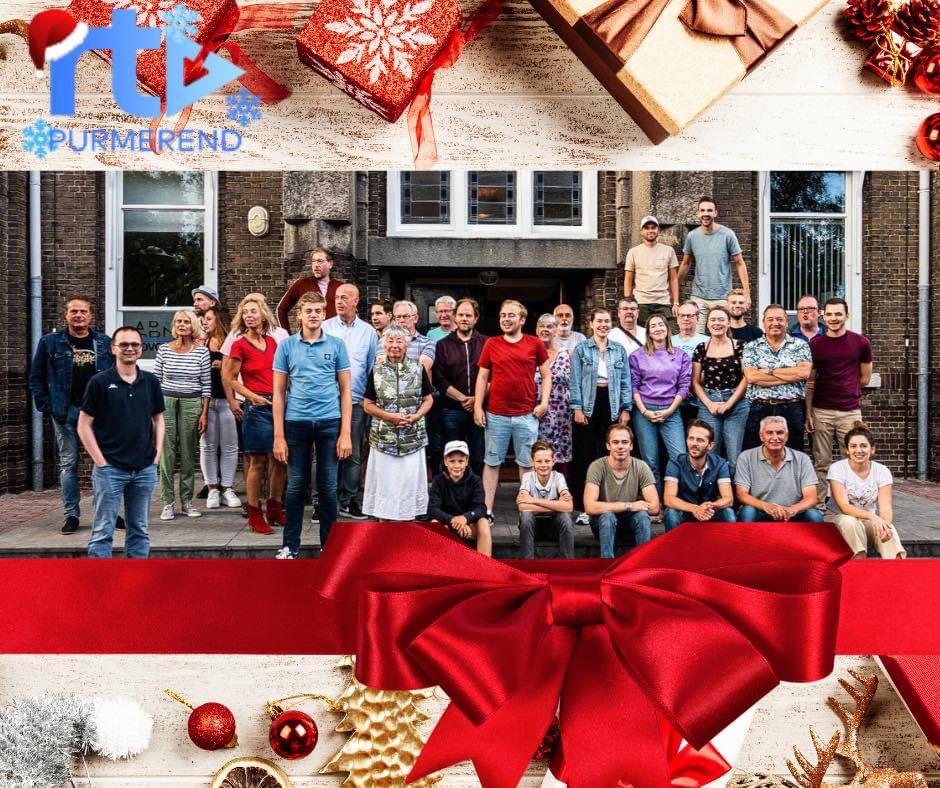RTVPurmerend's tweet photo. Alle vrijwilligers van RTV Purmerend wensen iedereen hele Fijne Feestdagen toe!🎅🏼🎄 https://t.co/aO2TkmdTHm