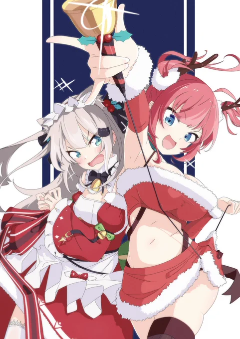 ハムマンとサンディエゴですメリークリスマス#アズールレーン 