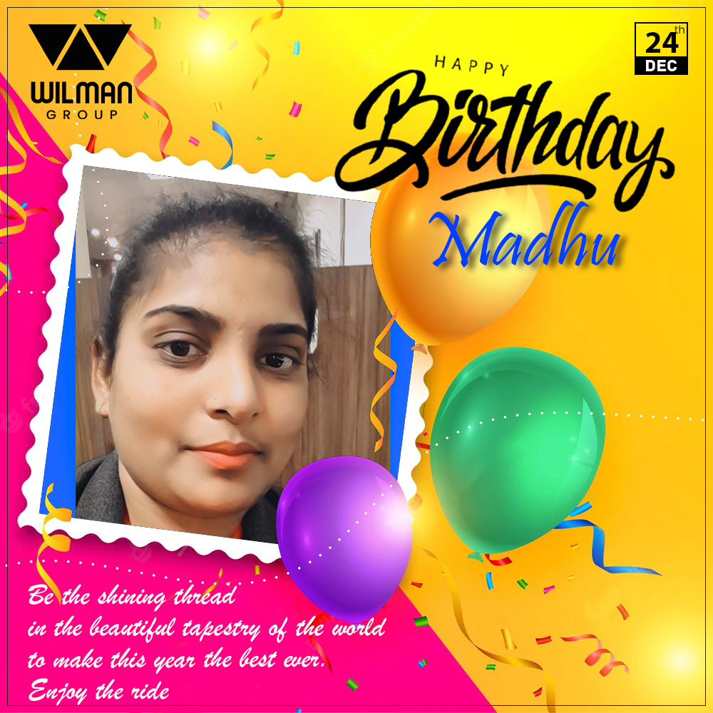 'Today is  Birthday of Madhu need your blessings '

#likeforbirthday #birthdaywishes #birthday #wilmaninfraindia #construction #architecturedesigner #birthdaygirl #likeforlikes
#birthday #happybirthday #love #party #cake #birthdaycake #birthdayparty #happybirthday