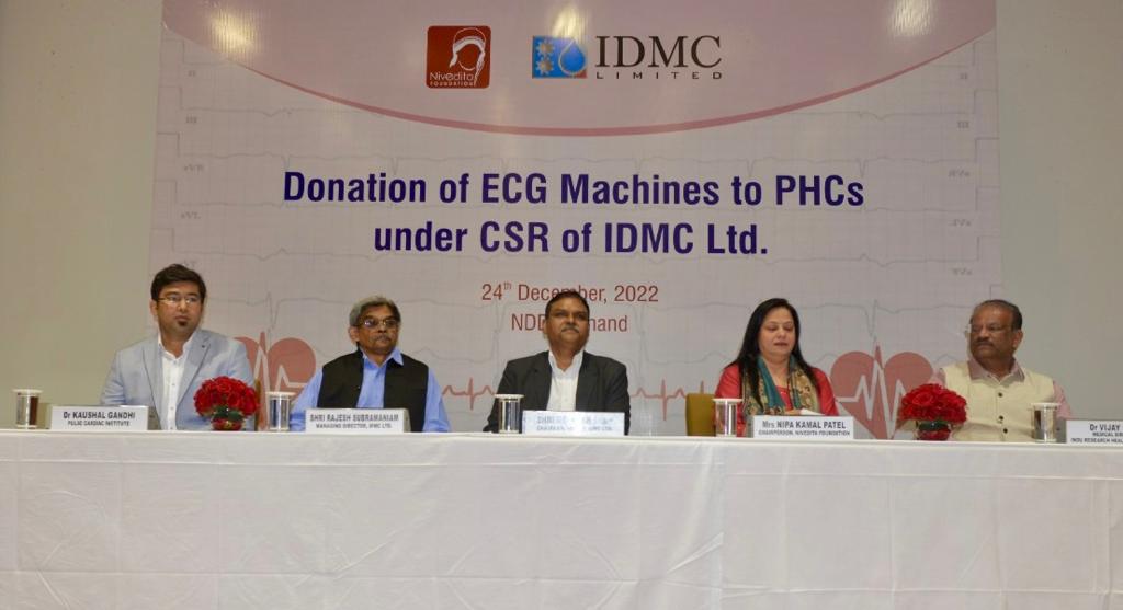 NDDB subsidiary IDMC donates ECG machines to PHCs