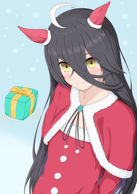 めりー……くりすます#ウマ娘  #マンハッタンカフェ 