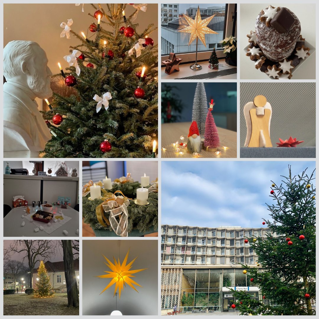 Unsere Kolleg:innen haben die #CharitéBerlin liebevoll mit Weihnachtsbäumen, Adventskränzen &amp; Co. in eine weihnachtliche Atmosphäre gehüllt. Und ganz in diesem Sinne wünschen wir #FroheWeihnachten &amp; bedanken uns bei allen, die über die Feiertage für die Charité im Einsatz sind.🫶