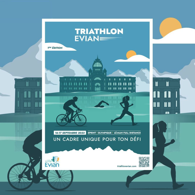 An early Christmas present for all triathletes 🎄🥳

A brand new event, The Evian Triathlon, is coming to the shores of Lake Geneva in 2023 from the 16-17 September 🏊‍♀️🚴‍♂️🏃

Find out more ➡️ bit.ly/3BZdUuW

#triathlon #sport #events <a href="/evian_ville/">Ville d'Evian</a>