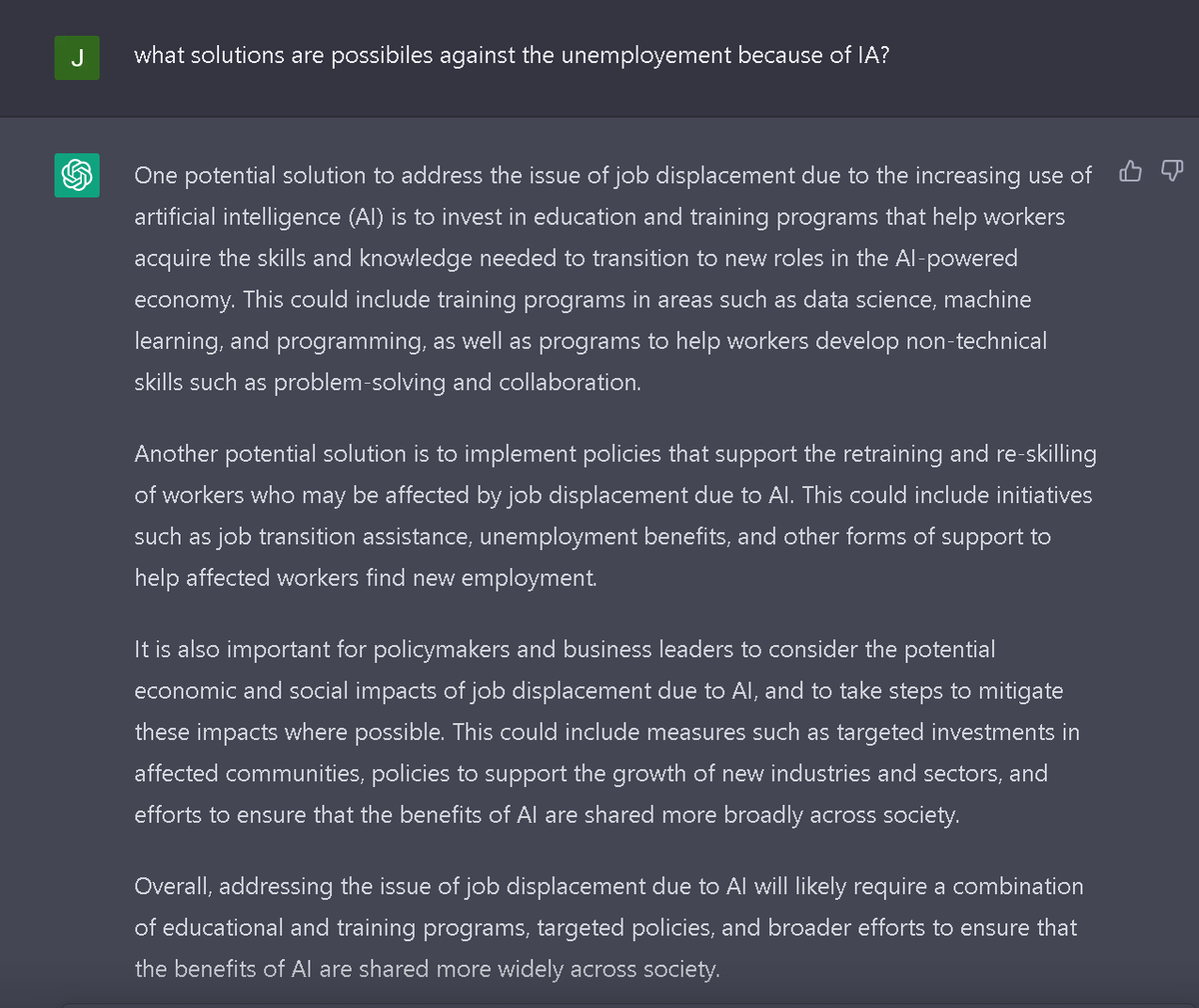 Mr_J_Photo's tweet photo. @OpenAIChat offer ideas to limit bad impacts of #AI transition on society, nice and objective solutions for the best of everybody. https://t.co/HwQXdQdlah