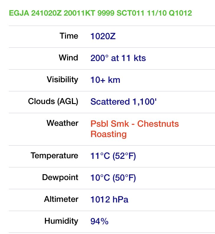 NJWebbUK's tweet photo. Users of @ForeFlight are already being treated to some aviation humour. Look out for chestnut smoke from our near neighbour @visitalderney https://t.co/yHDoERfNqr