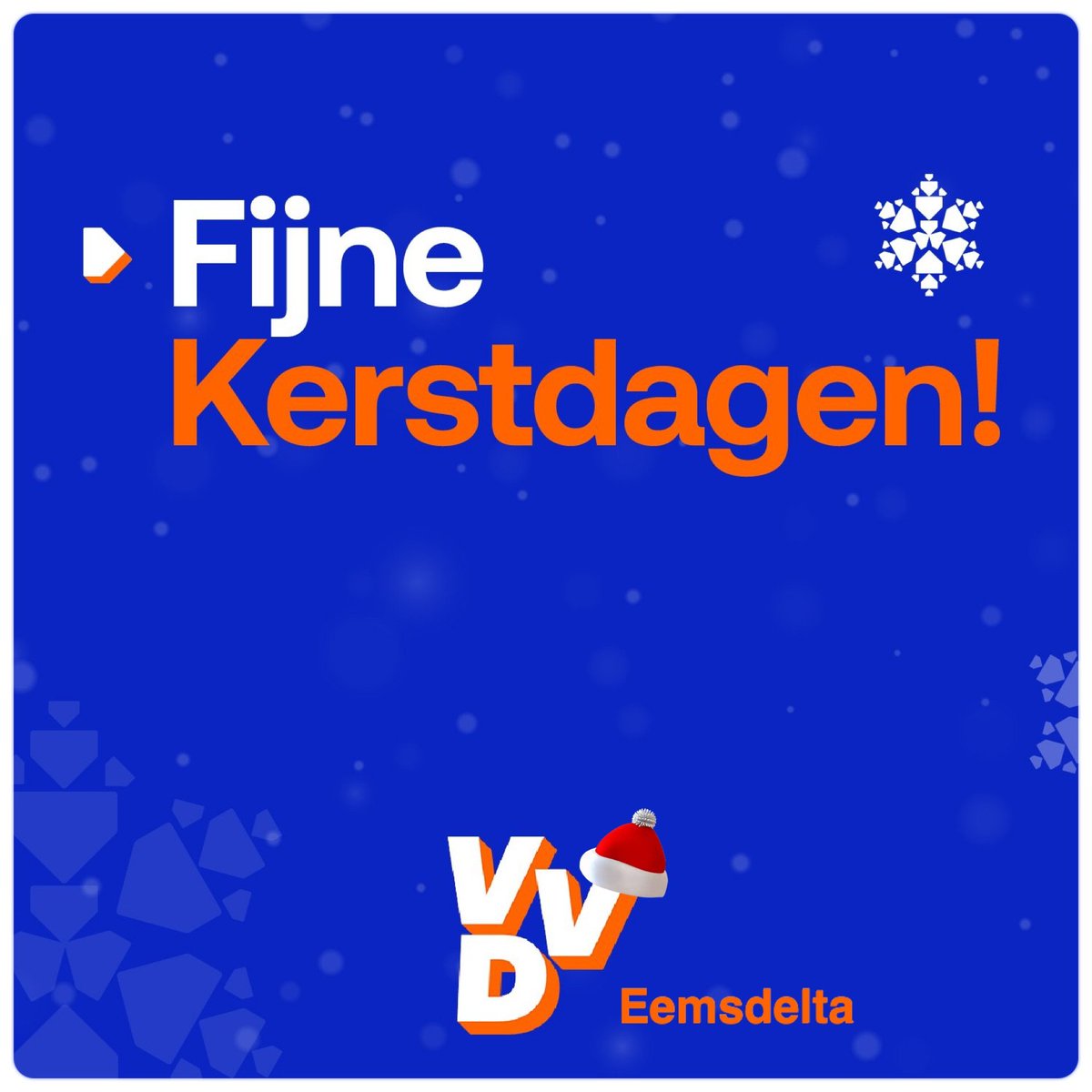 VVD Eemsdelta wenst iedereen fijne kerstdagen!🌲