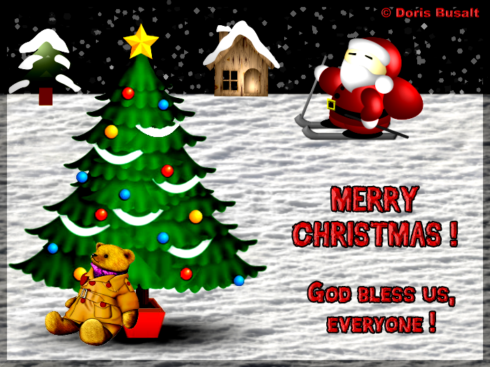 I wish you all a blessed and merry Christmas! Happy holidays!