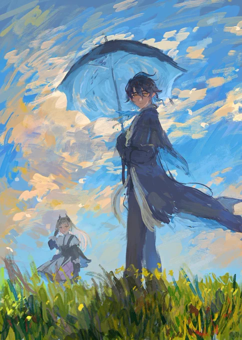 with a Parasol  #アークナイツ #Arknights #明日方舟 