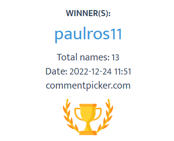 iotamons's tweet photo. We have a winner! @paulros11 Took me a moment longer because of christmas! Verify here: https://t.co/pssde7uppK https://t.co/4tecURr9b2