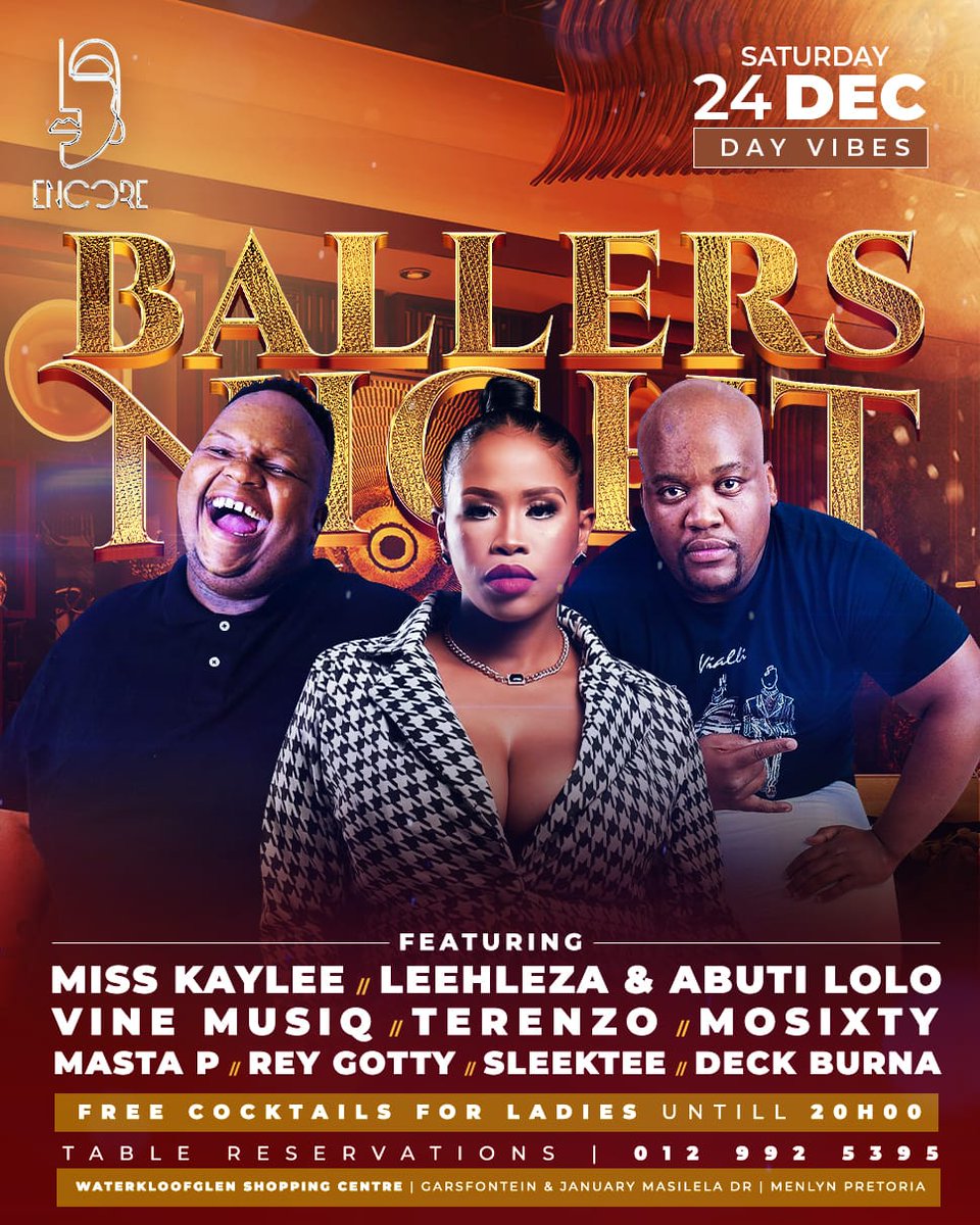 Encore, Menlyn tonight 📍💃💃💃