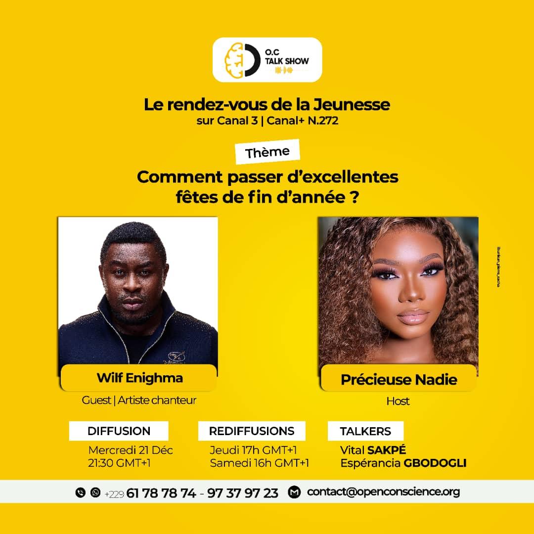 Open_Conscience's tweet photo. Aujourd'hui à 16h GMT+1 sur Canal 3/Canal + 272, nous parlons de " COMMENT PASSER D'EXCELLENTES FÊTES DE FIN D'ANNÉE "
Avec @PrecieuseNadie ,Wilf Enighma et les talkers racontent des anecdotes très émouvantes ❤️...
Aimes-tu le Kdo de Wilf à la de l'émission ? 🙃🥰
#OCtalkshow https://t.co/WhnxqcFlQK