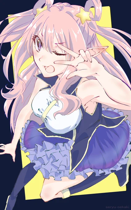 ハツネ誕プリコネで一番描いたキャラかもしれない#プリコネR #ハツネ誕生日 