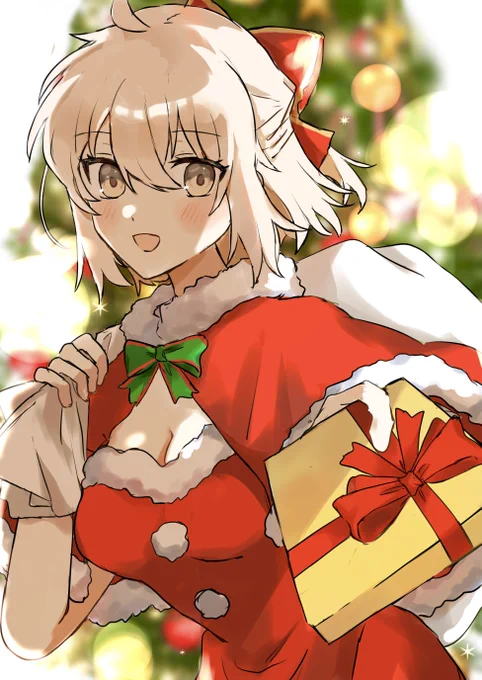 Merry Xmas!サンタ沖田さん!#FGO 