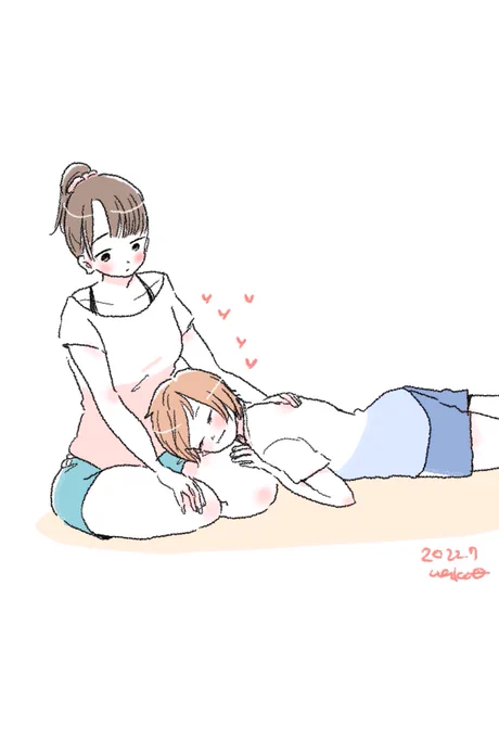 あまりに寒いので夏を懐かしもうと思う #過去絵 