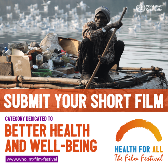 WHO's tweet photo. 📢WHO #HealthForAll Film Festival is open for submissions till 31 January 2023! 

📽 Category dedicated to  - Better Health and 
Well-being. Apply👉 https://t.co/qrbVI8QUmV 

📌See the festival website for more film categories! https://t.co/UvZ8yaIrfE