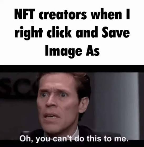 NFT creators be like - Its unfair 🫠😂
#NFTmemes #Cryptomemes #NFTMarketplace  #NFTs #cryptocurrencies #cryptomarket #Crypto #Cryptocom #CNFTCommunity #Cryptoportfolio #TradingNFT #NFTSTYLE
