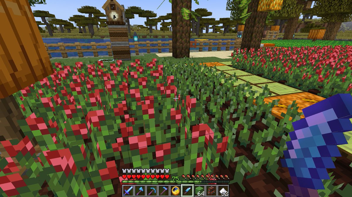 ComanHoliday's tweet photo. #Minecraft #マイクラ #FarmersDelightMod #NeapolitanMod　
マルチやレルムズの人達はきっと
アスレだの鬼ごっこだのを楽しんでるんだろうなぁ
と、思いながら黙々とイチゴ狩りしてますｗ https://t.co/p0tw3wxjkk