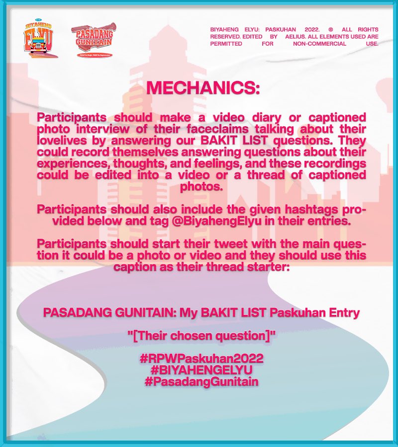 ㅤ
  
⛺️ — Are you ready to get real about your romantic prospects? Join us for a night of soul-searching and swooning as we delve into the depths of your love life. We've got tough questions that will help you get to the heart of the matter.

#RPWPaskuhan2022
#BIYAHENGELYU
  
ㅤ